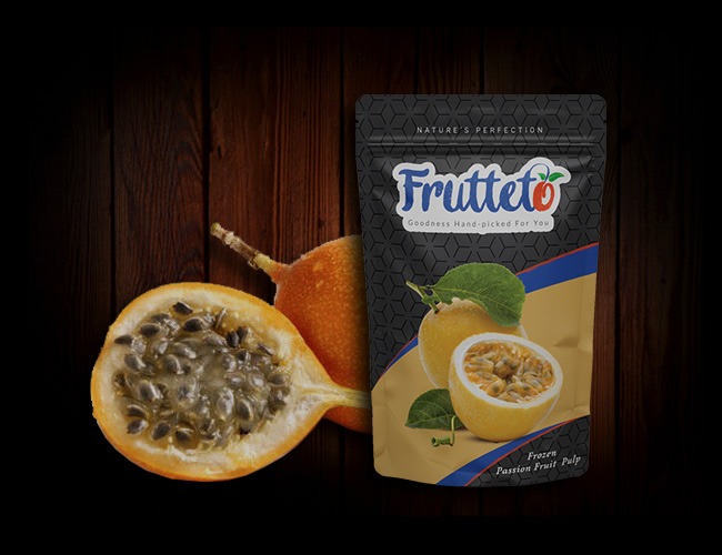 Packaging from passion fruit